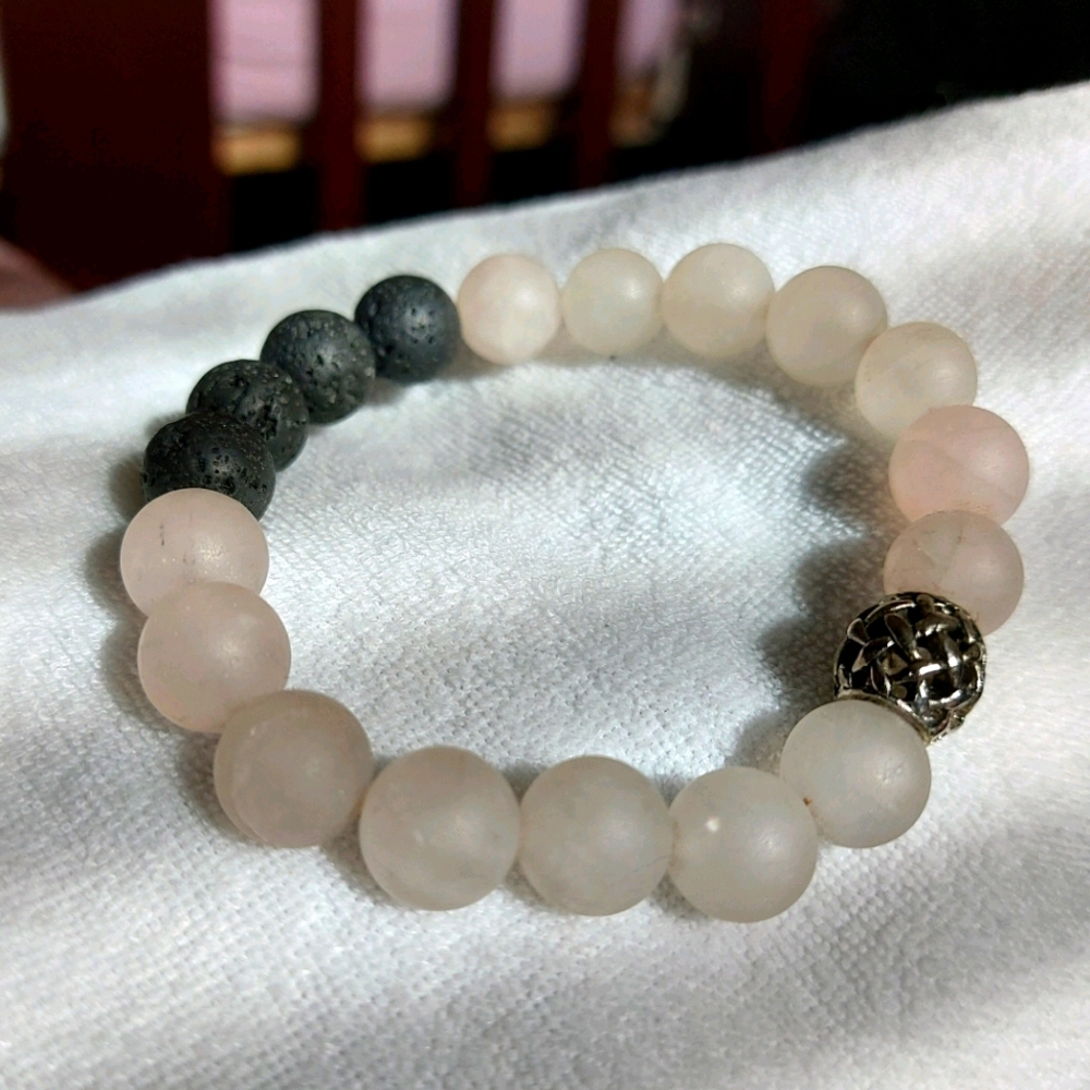 Rose quartz bracelet